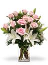 Bouquet delicato nei toni del rosa