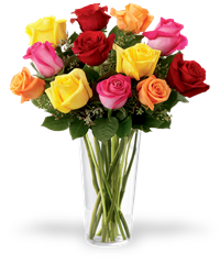 Mazzo di rose miste