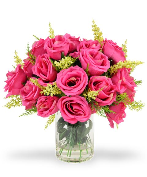 Bouquet rose fuxia